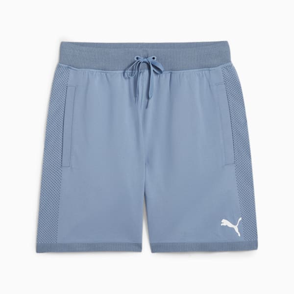 Formknit Men's Seamless 7" Training Shorts, Zen Blue, extralarge-IND